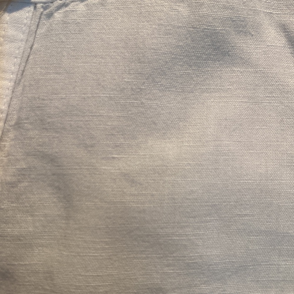 Linen front tie button down - Picture 3 of 5
